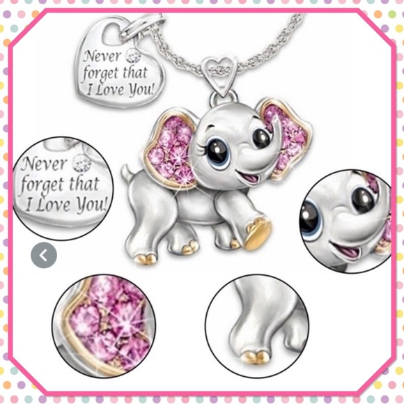 🌸NEW🌸2/$15🌸Elephant Pendant Necklace🌸 - Picture 7 of 7